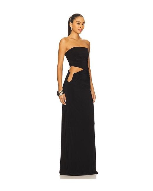 Lovers + Friends Black Averie Gown