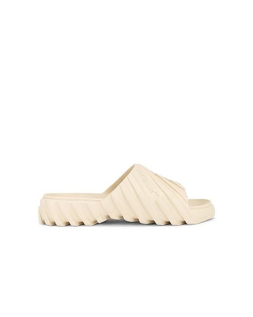 Foam Slider Off-White c/o Virgil Abloh pour homme en coloris White