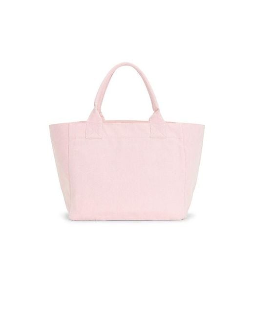 Ganni Pink Medium Trapeze Shopper Bag Raspberry
