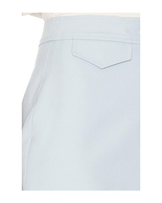 Helsa White The Kick Flare Suit Pant
