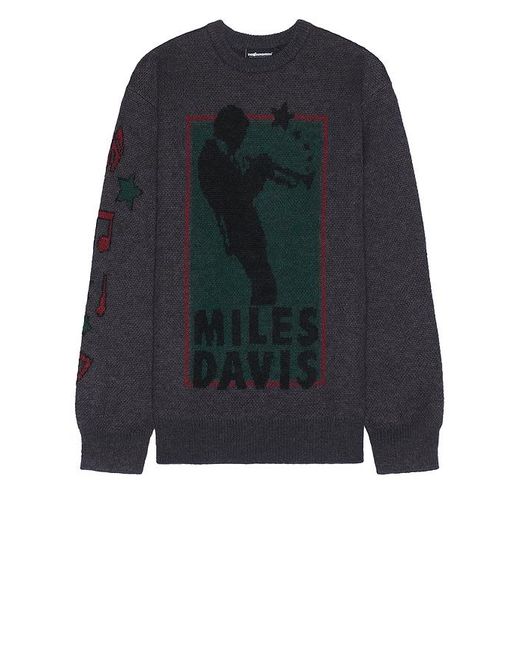 The Hundreds Blue X Concord Records Miles Davis Mohair Sweater for men