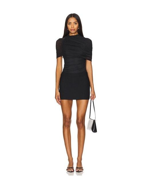 Amanda Uprichard Black X Revolve Evianna Top