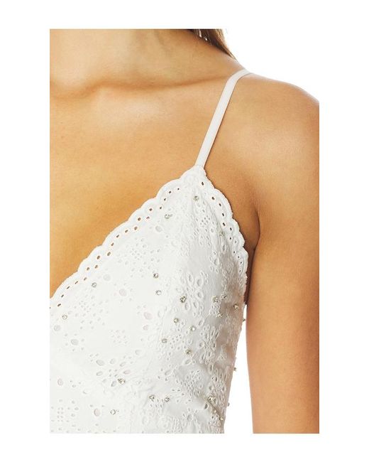 MAJORELLE White Zariah Mini Dress