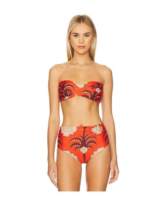 Johanna Ortiz Orange Sea Sprite Bikini Top