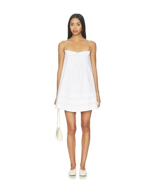 Sandy Liang White Patsy Dress