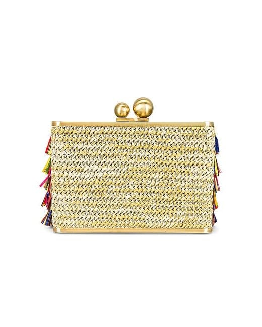 Olga Berg Red Carlita Carnivale Clutch