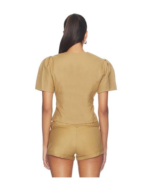 Lioness Brown Femme Blouse