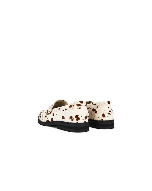Duke & Dexter White Wilde Pony Penny Loafer for men
