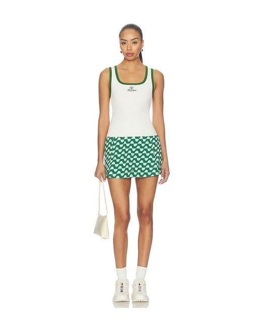 Malbon Green Abella Tank Top