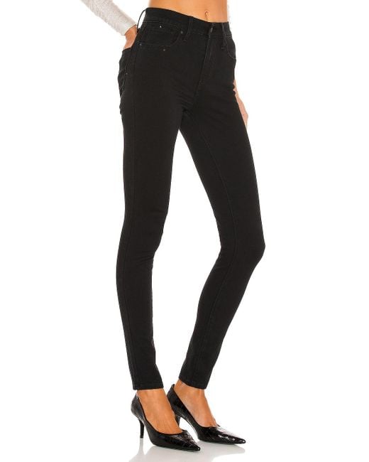 Levi's Cotton 721 High Rise Skinny in Black - Lyst