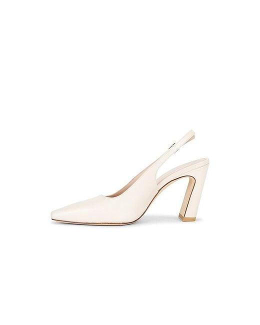 Stuart Weitzman White Pumps Stassi Slingback 85