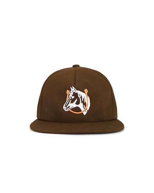 One Of These Days Brown Horse Shoe Logo Hat