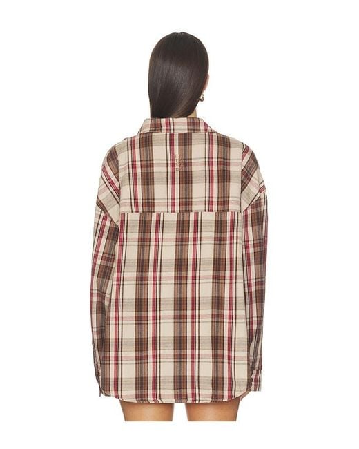 One Teaspoon Multicolor Prairie Check Daria Shirt