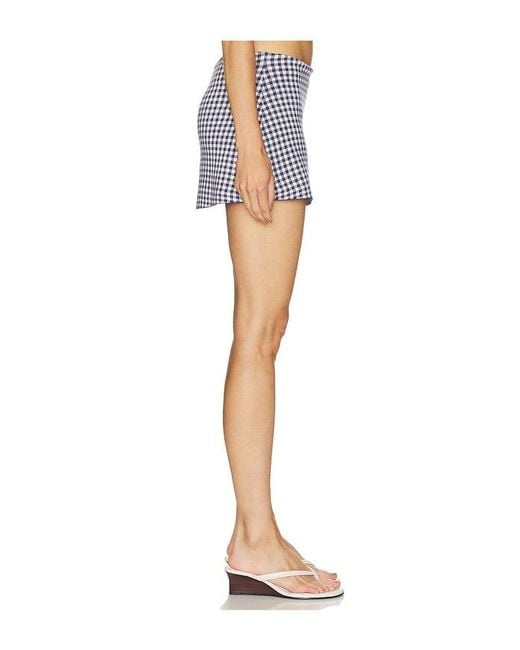GOOD AMERICAN Blue The Keepsake Skort