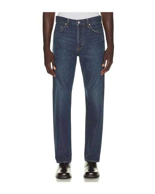 Citizens of Humanity Blue Beau Relaxed Straight Jeans for men