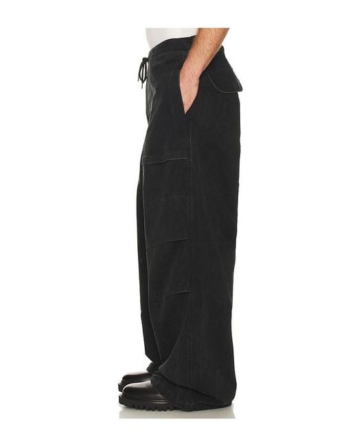Entire studios Black Barren Cargo Pants for men