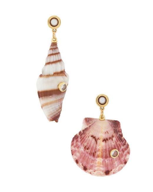 Eliou White Drift Earrings