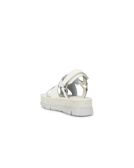 Camper White Oruga Up Sandal