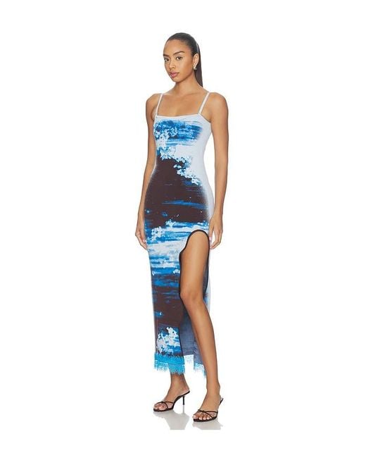 Ph5 Blue Iris Maxi Tank Dress