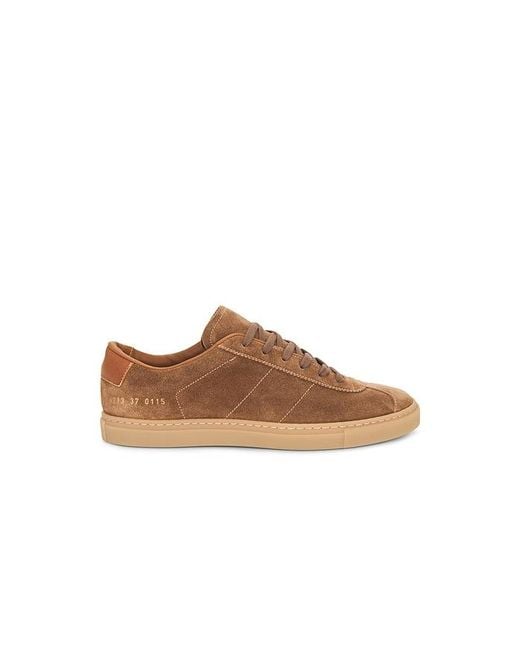Common Projects Brown Field Trainer