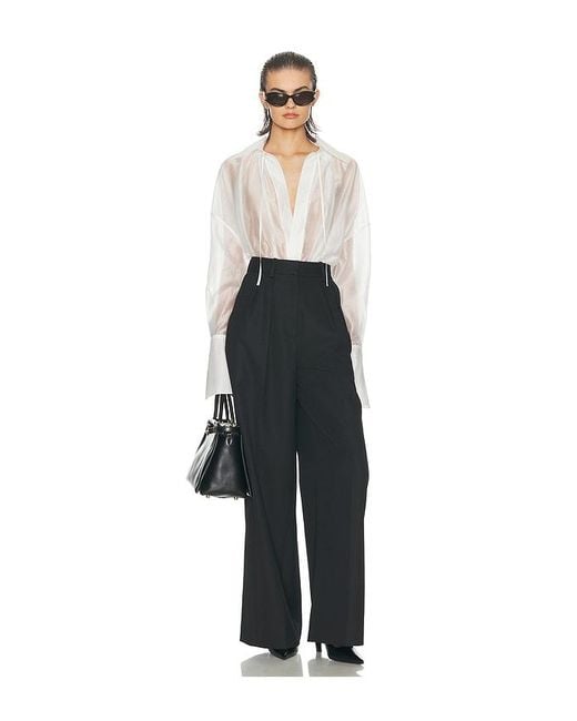 Helsa White The Poet Blouse