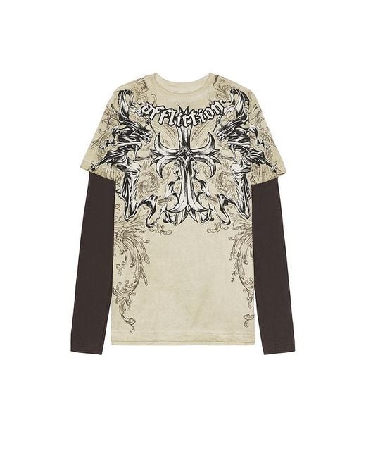 Affliction Natural Jump Tee for men
