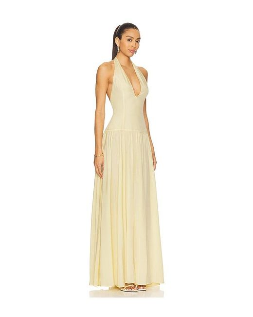 Shani Shemer Natural Astrid Maxi Dress