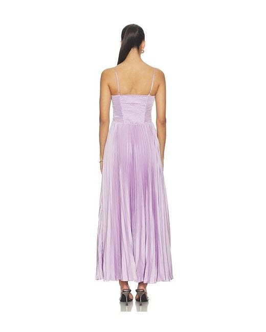 Astr Purple Alaia Dress