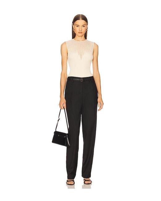 AYA MUSE Black Side Seam Trousers