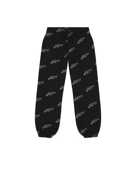 Badfriend Black Star Sweatpant for men