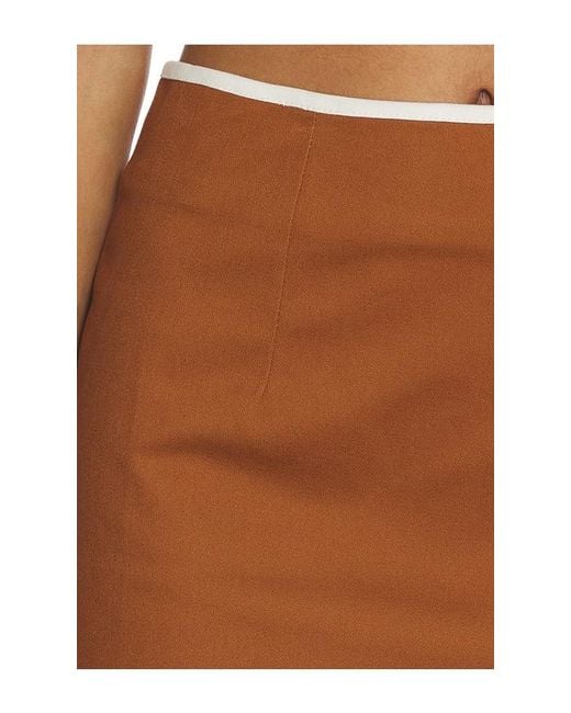 SAUDADE Brown Zuma Skirt Set