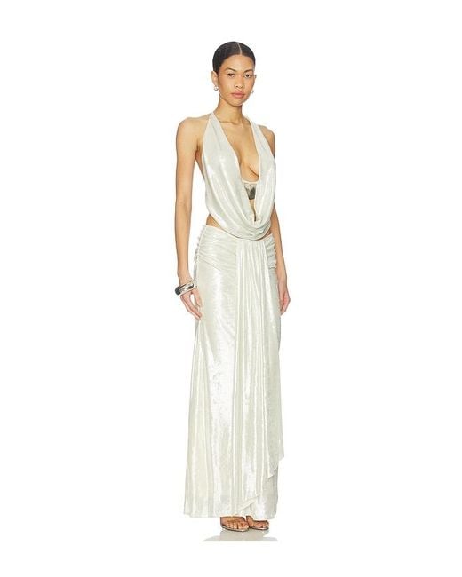 superdown White Ainsley Maxi Skirt Set