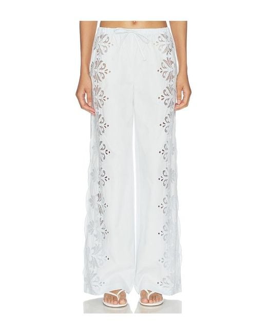 Lovers + Friends White Jolie Pant