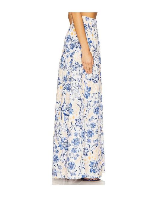 Agua Bendita White Jenna Maxi Skirt