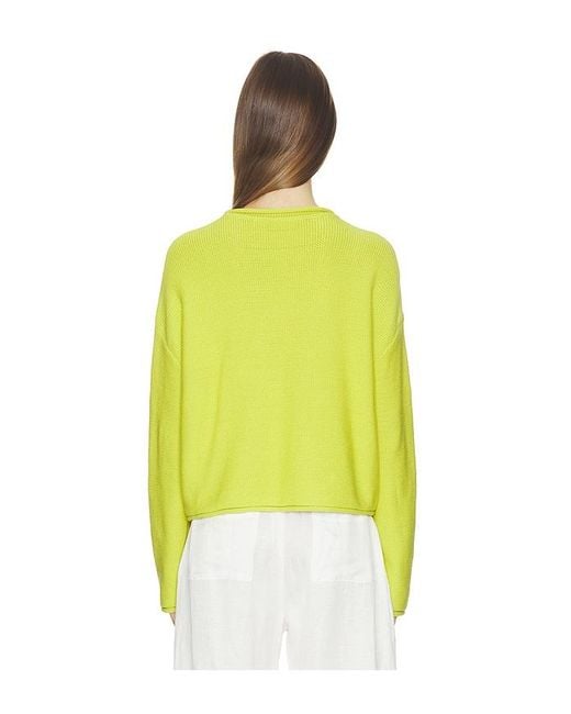 Leset Yellow Mae Crewneck
