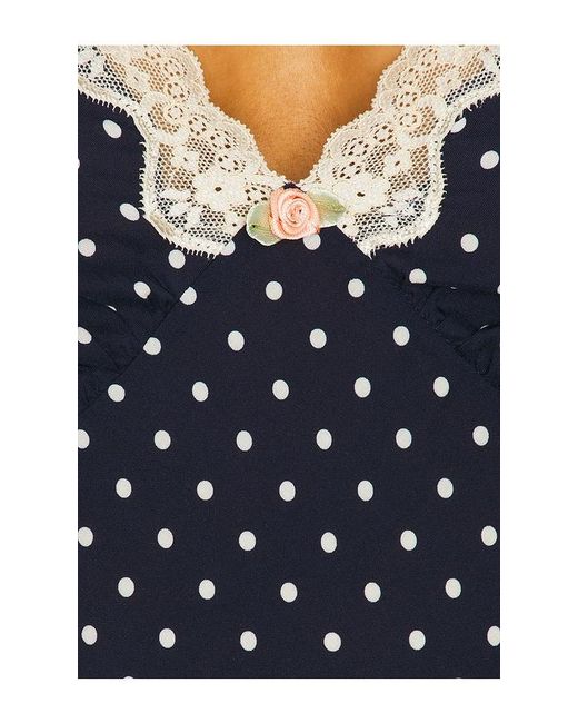 Rixo Blue Cely Dress