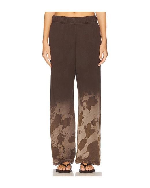 Michael Lauren Brown Mabel Wide Leg Pant