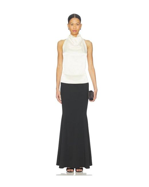 ALL THE WAYS White Basma Maxi Dress