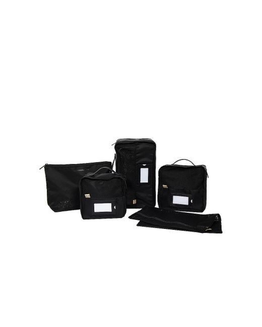 BEIS Black The Lingerie Packing Cube Set