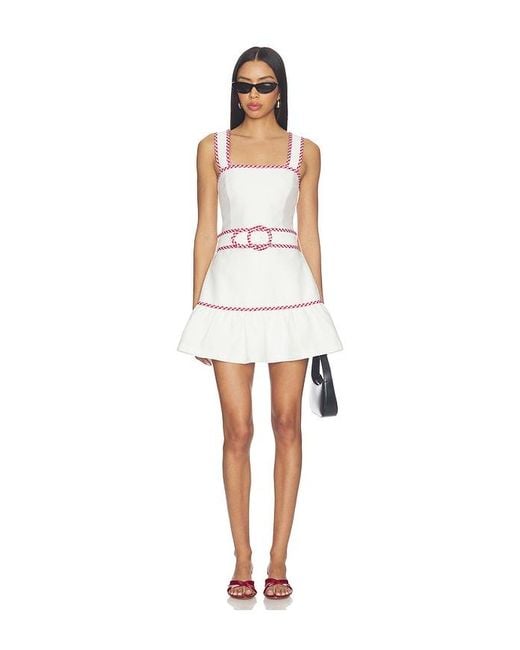 Amanda Uprichard White Kassy Romper