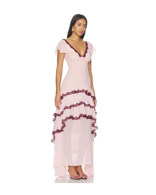 LPA White Janelle Maxi Dress