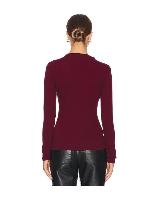 Bobi Red Longsleeve Top