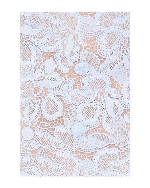 Nadine Merabi White Lorna Dress