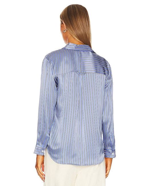 Rails Blue Spencer Top