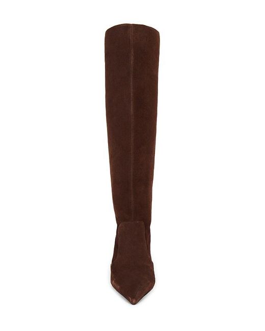 SCHUTZ SHOES Brown Lexi Mid Slouch Boot