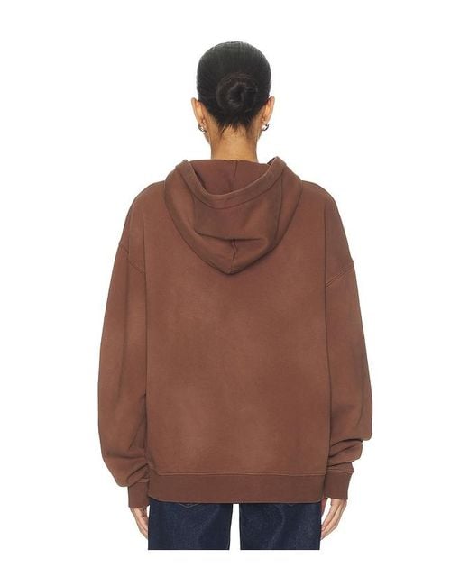 Guess Brown Baker Logo Hoodie