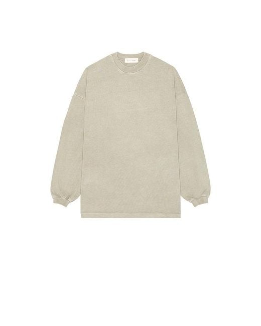 Fear Of God Natural Signature 90's Long Sleeve Tee for men