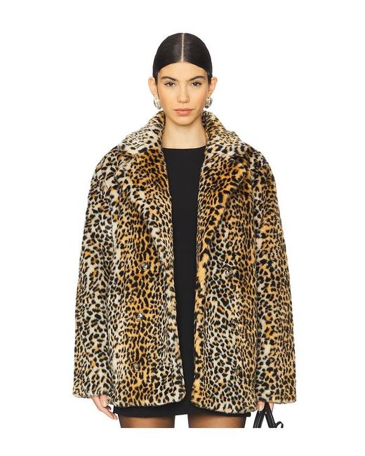 Bardot Multicolor Vento Faux Fur Coat