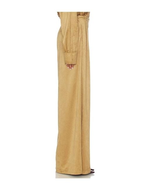 Norma Kamali Natural Pleat Pant