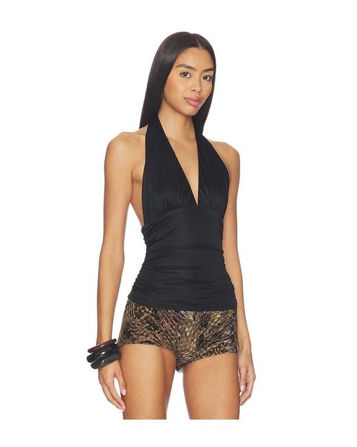 Lovers + Friends Black Emilia Top